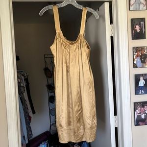 Bronze cocktail dress